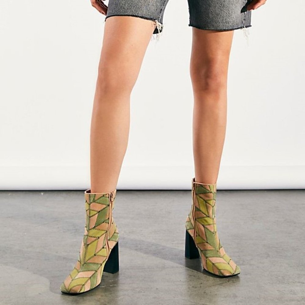 Free People X Jeffrey Campbell Mixed Messages Heel Boots - Picture 7 of 11